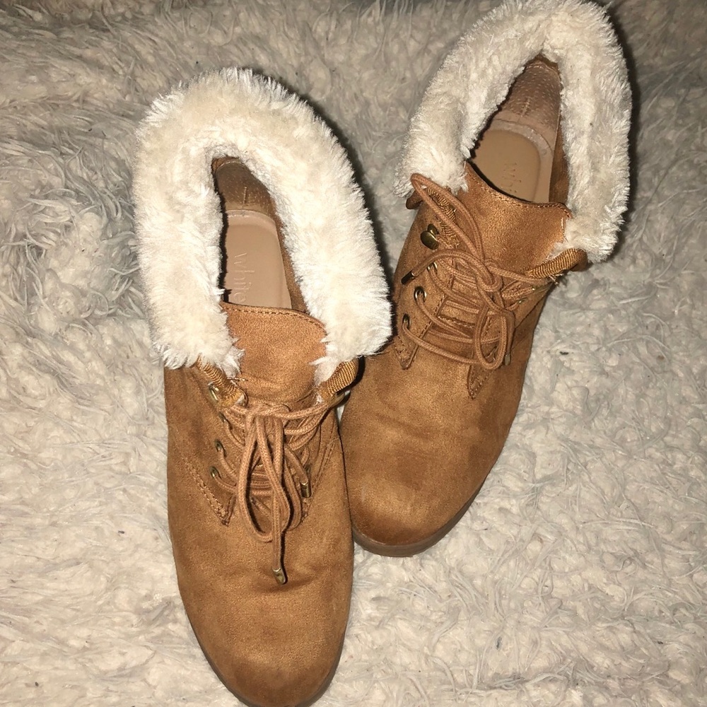 Brown Wedges Boots